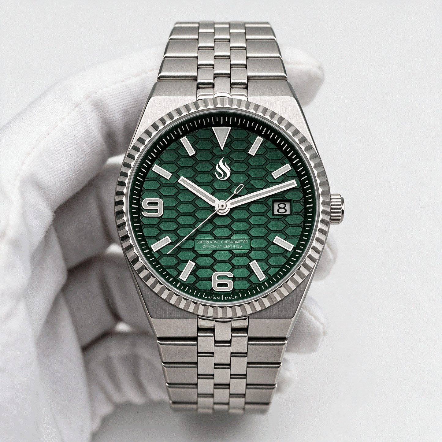 Seiko Mod Watch Green Dial Land Dweller by Modtime Creations