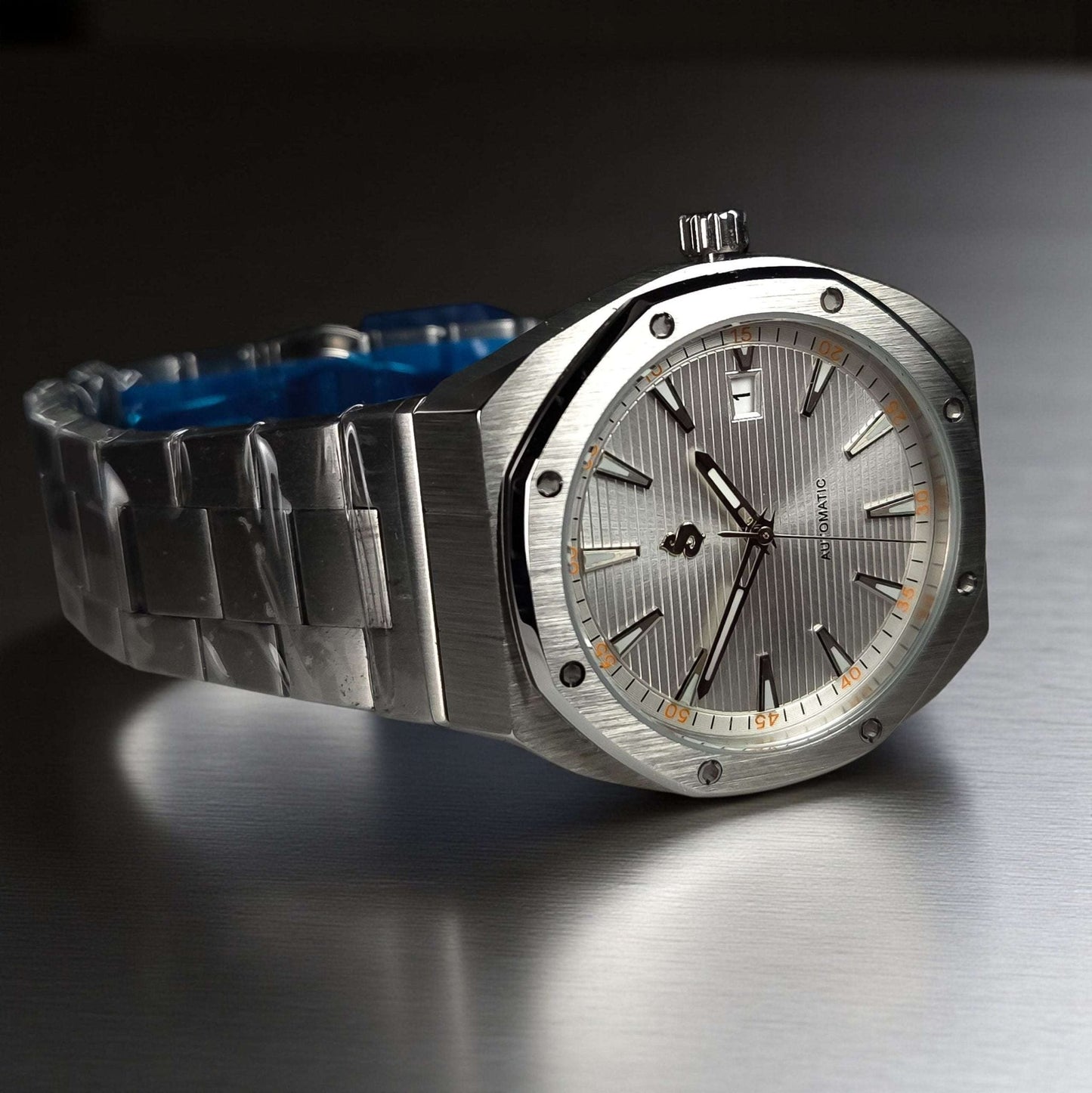 Seiko Mod watches Aquaterra Royal oak Fusion aka AquaOak Series - White Dial - MODTIME Creations