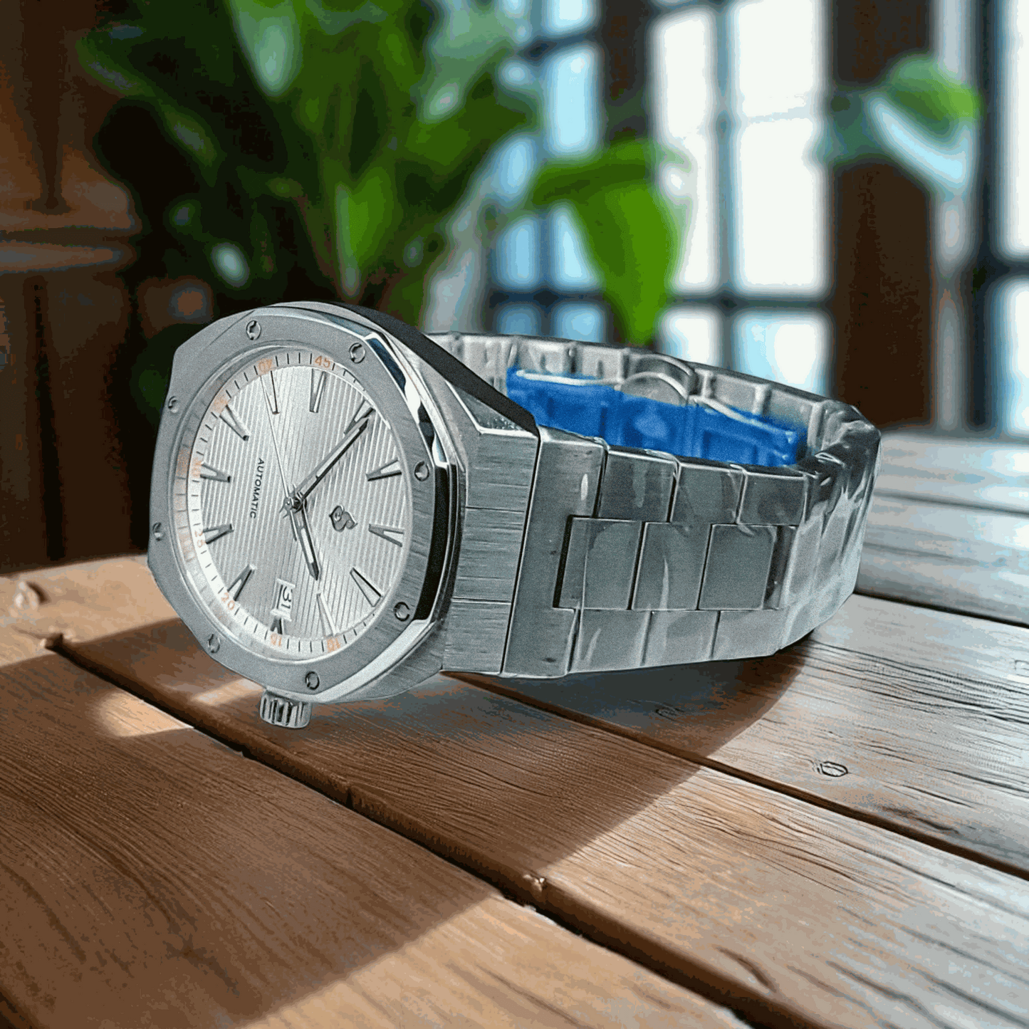 Seiko Mod Seamaster Aquaterra | Royal Oak Homage - White Dial - MODTIME