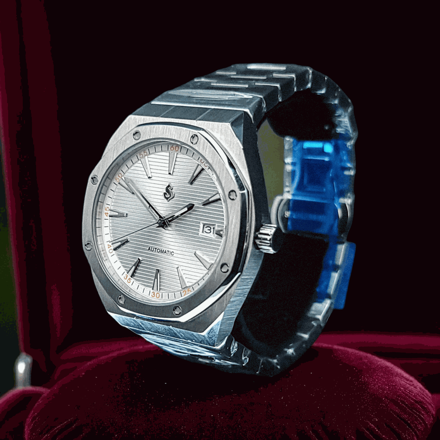 Seiko Mod Seamaster Aquaterra | Royal Oak Homage - White Dial - MODTIME