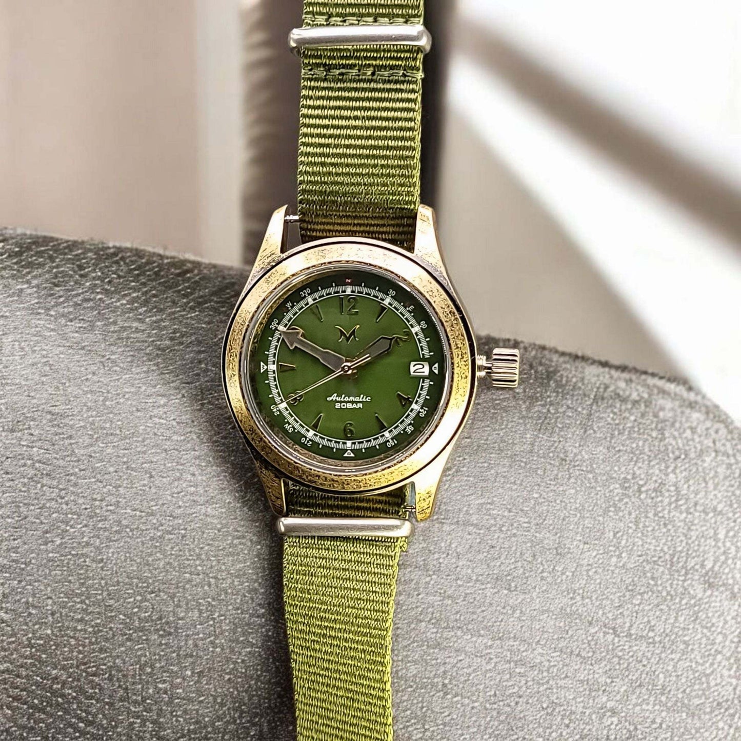 Seiko Mod Watches Alpinist Green Dial - Modtime Creations