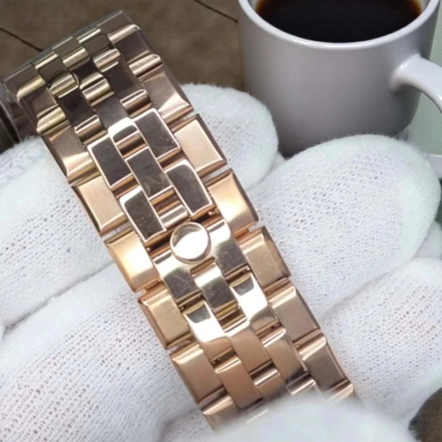 Seiko Mod Watch Land Dweller Gold Bracelet at Modtime Creations