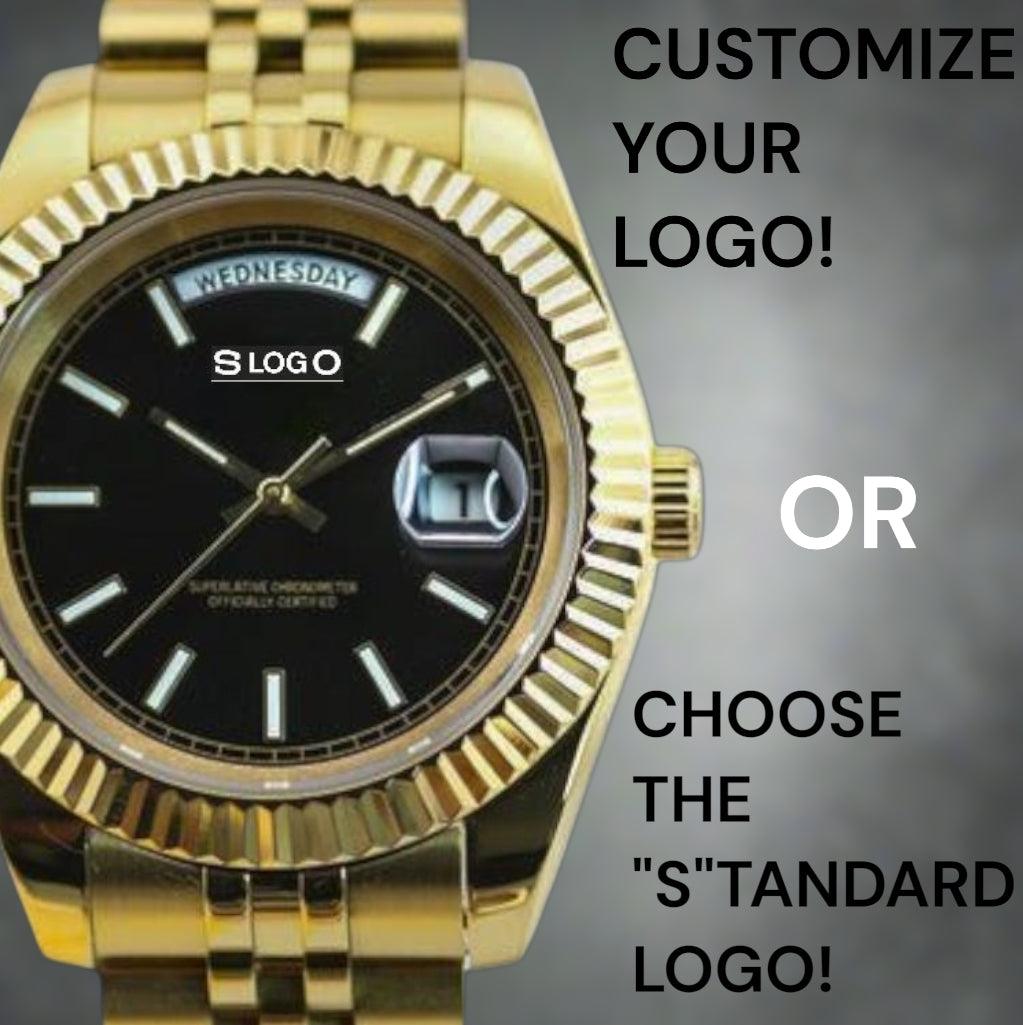 Day & Date Mod Black Gold Dial Mod Series - Modtime - MODTIME