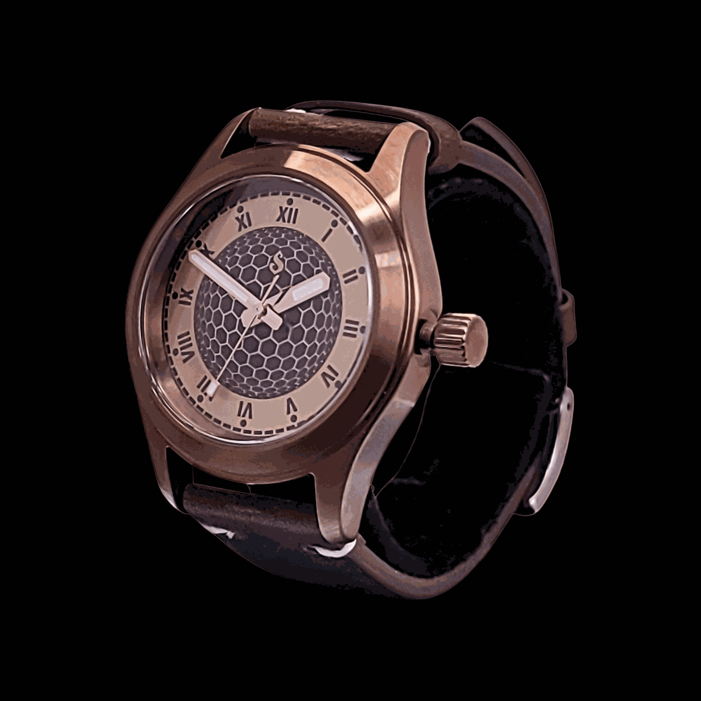 Handcrafted Seiko Mod Custom Brass Vintage Series - Timeless Design - MODTIME