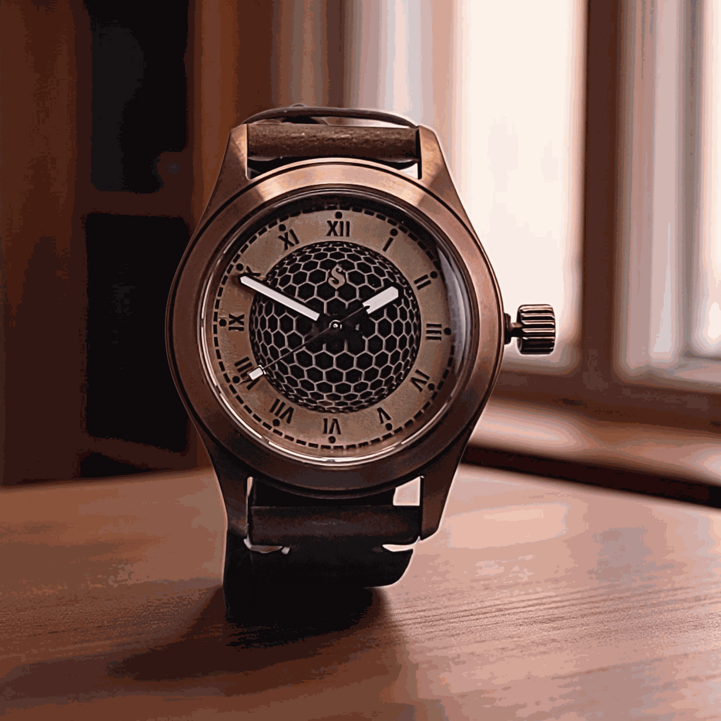 Handcrafted Seiko Mod Custom Brass Vintage Series - Timeless Design - MODTIME