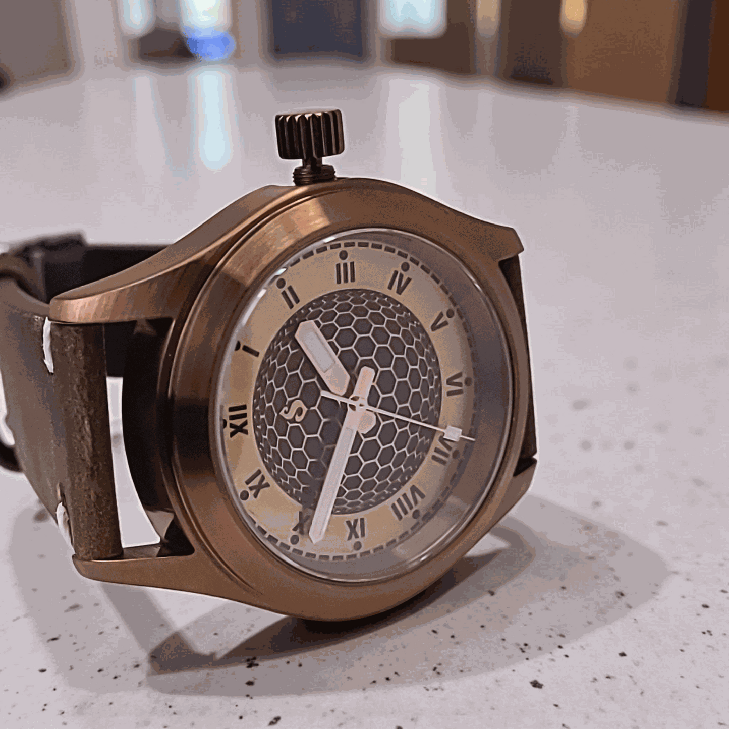 Handcrafted Seiko Mod Custom Brass Vintage Series - Timeless Design - MODTIME