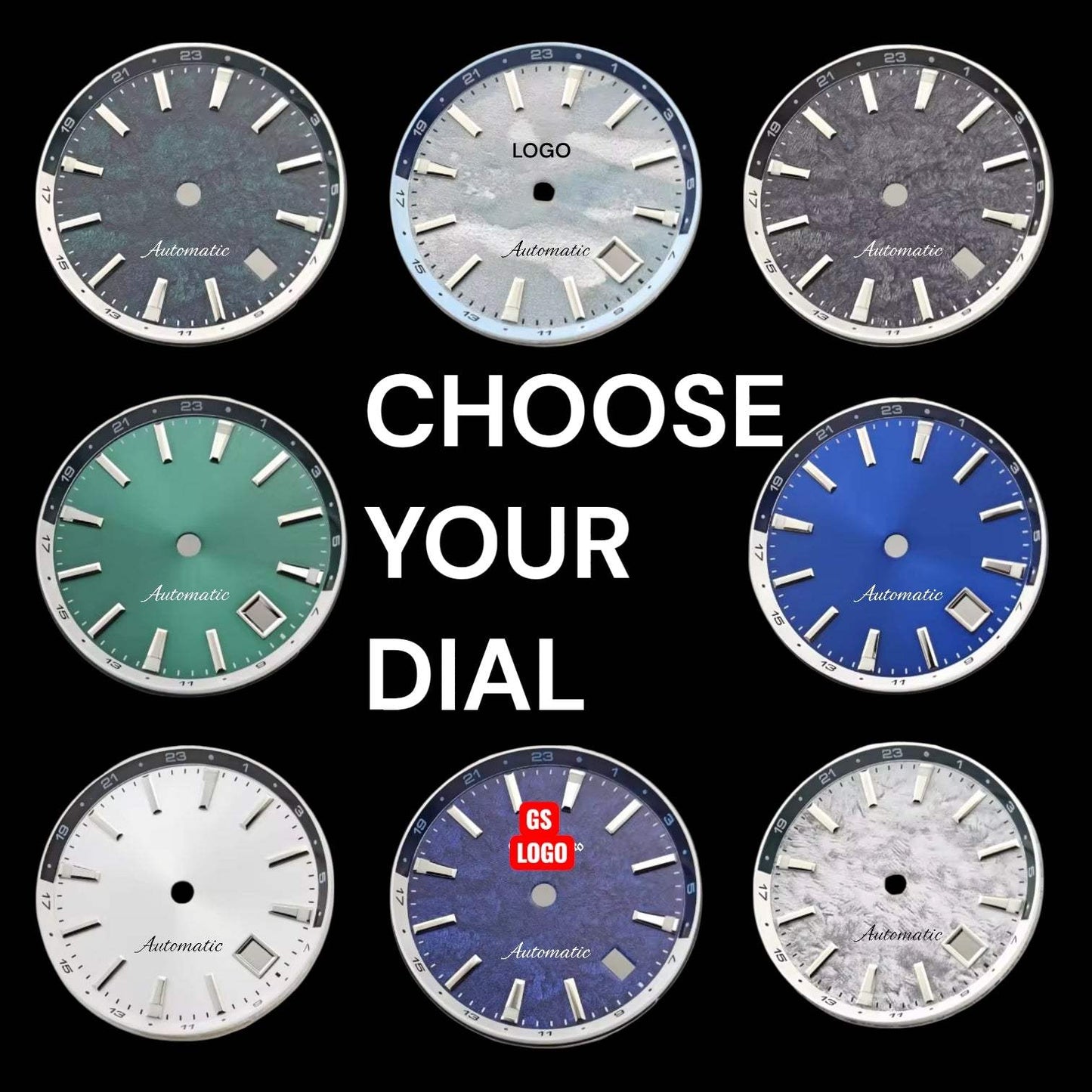 Modded Grand Automatic GMT: Purple White Bezel - MODTIME