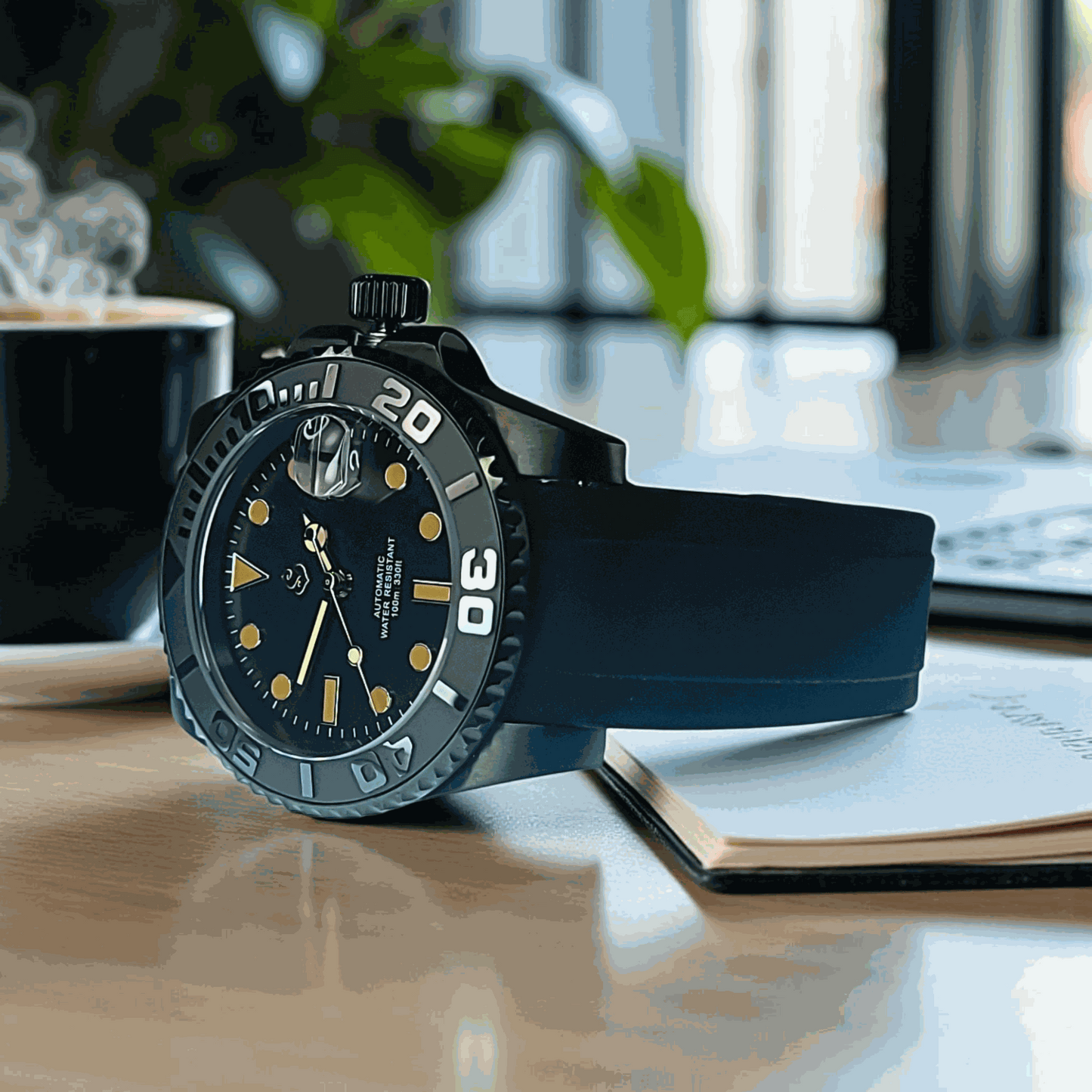 Modded S Black Seikmaster Diver Series - Modtime - MODTIME