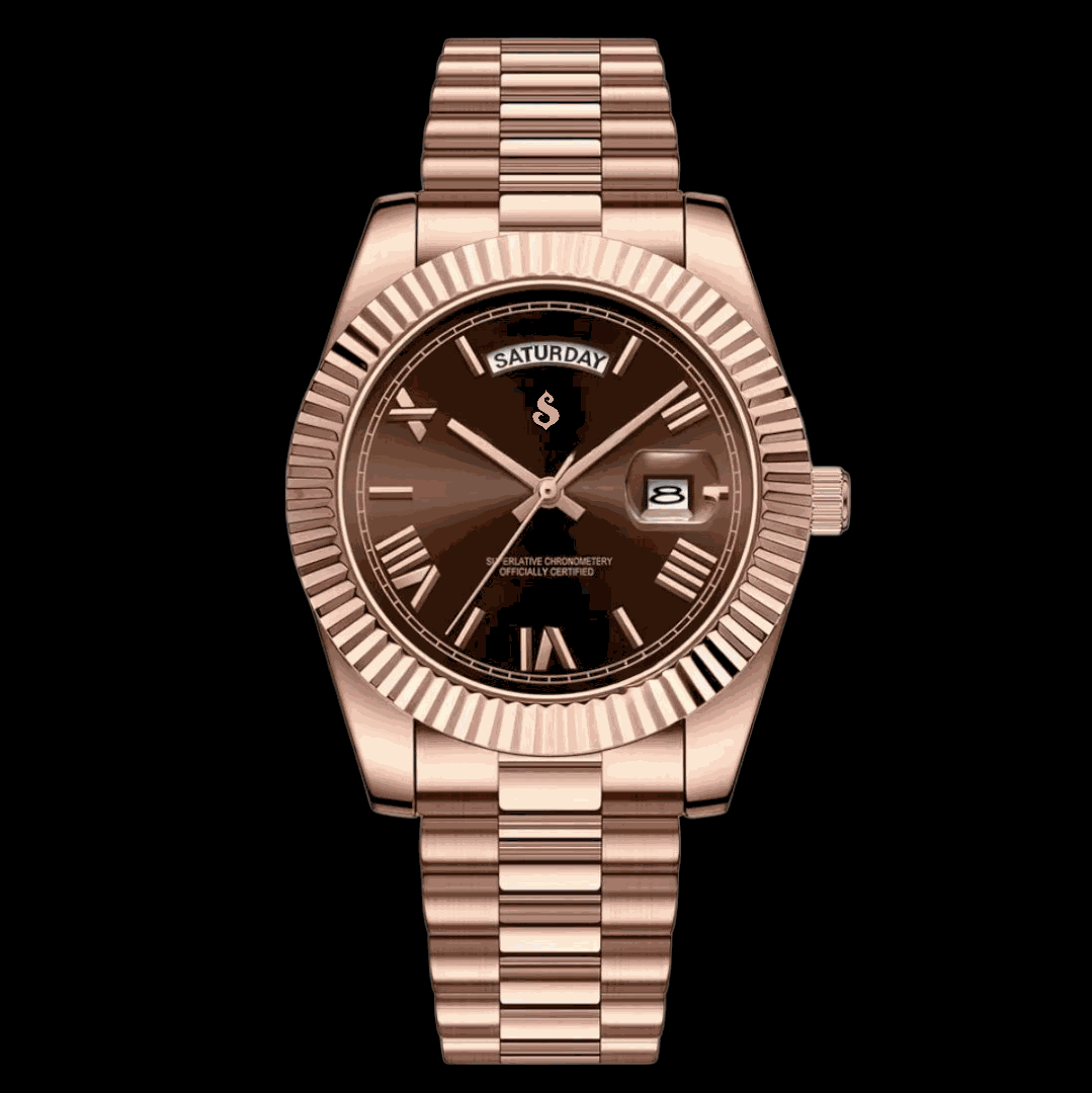 Modded S Day & Date Chocolate Dial Series - Modtime - MODTIME