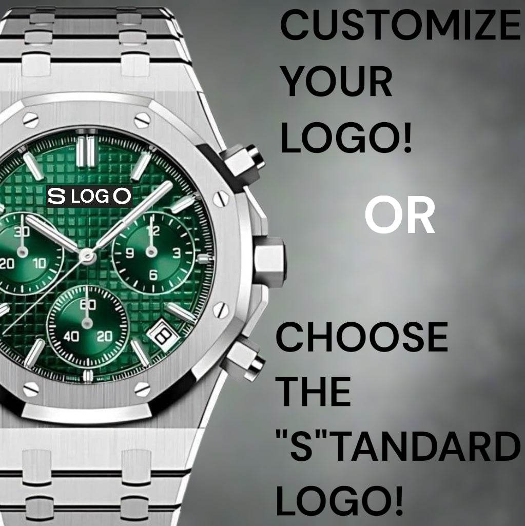 Modded Seiko Royal oak aka SeikOak Chrono Series Green Dial - MODTIME Creations