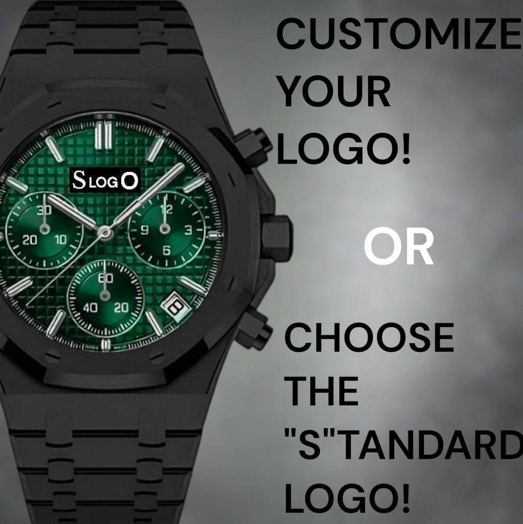 Modded Seiko Royal oak aka SeikOak Chrono Series Green Dial - MODTIME Creations