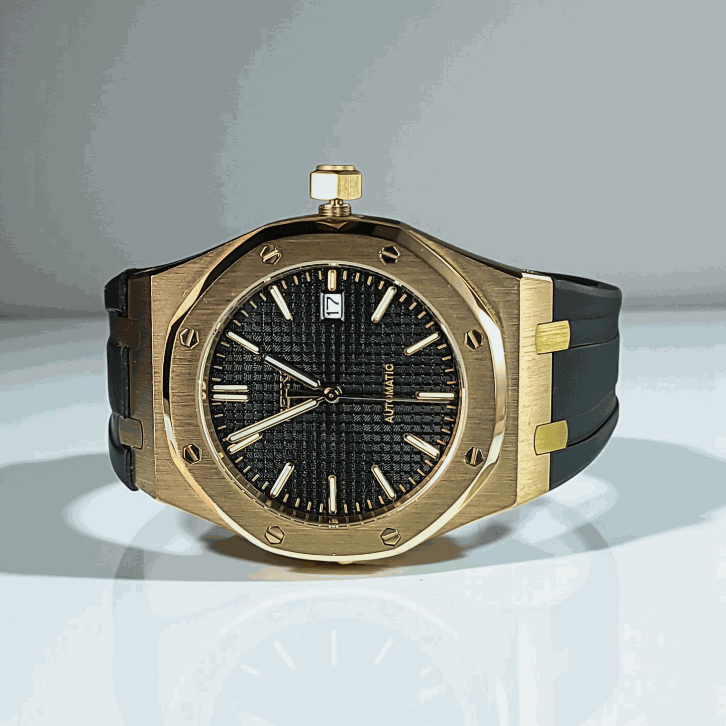 Modded S Heritage "O" Rose Gold Black Dial - Timeless Design - MODTIME