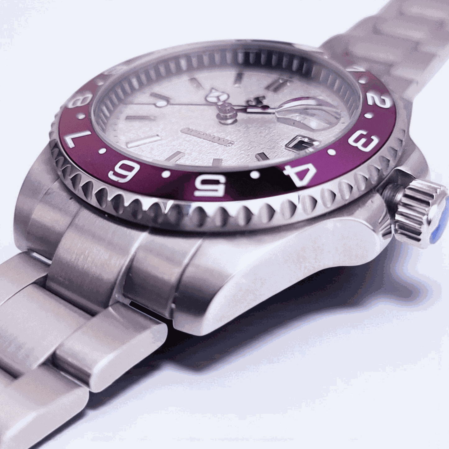 Modded S White Joker Seikmariner Diver - Modtime - MODTIME