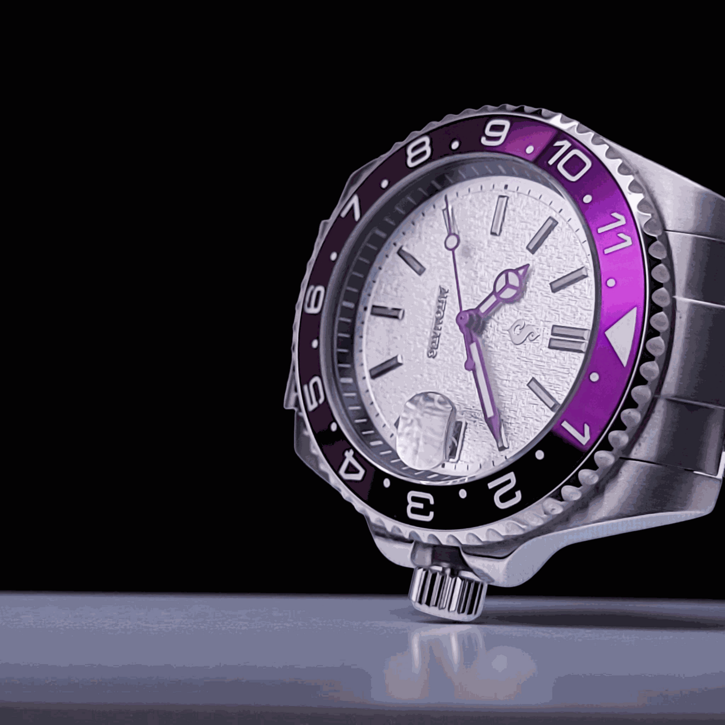Modded S White Joker Seikmariner Diver - Modtime - MODTIME