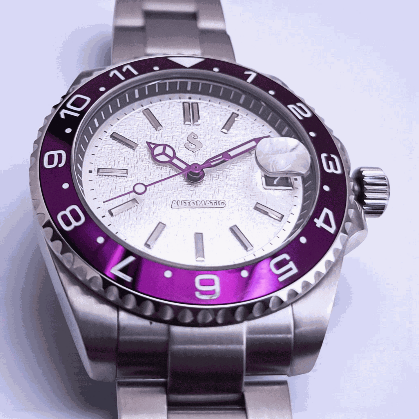 Modded S White Joker Seikmariner Diver - Modtime - MODTIME