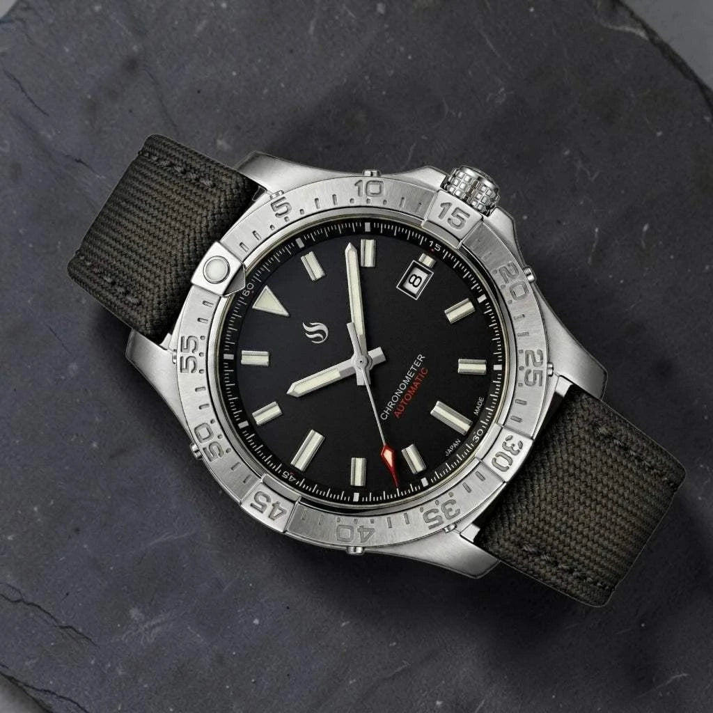 42mm Black Dial "Avenge" Diver Mod Watch – Modtime Creations