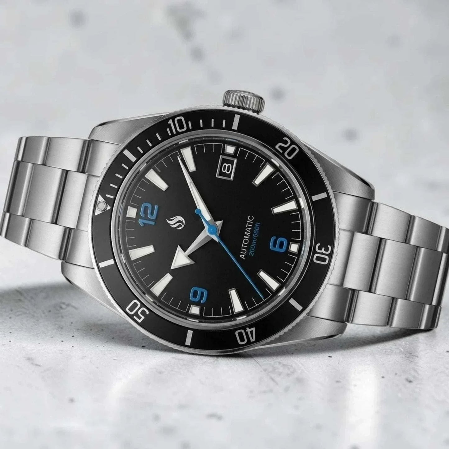 Seiko Mod Seamaster 300 and Tudor case fusion watch built by Modtime Creations