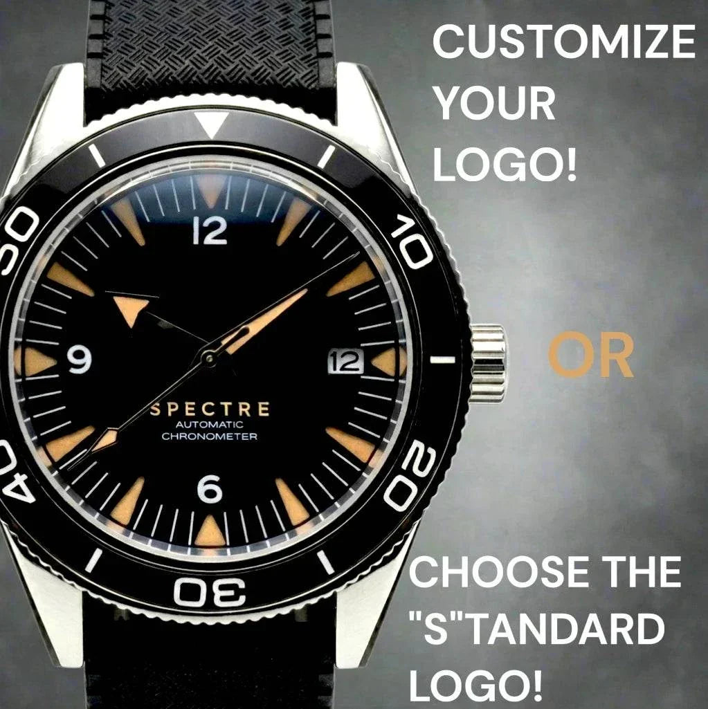 セイコー MOD スペクターカスタム Seiko Mod Seamaster Homage Black Dial: Classic Style