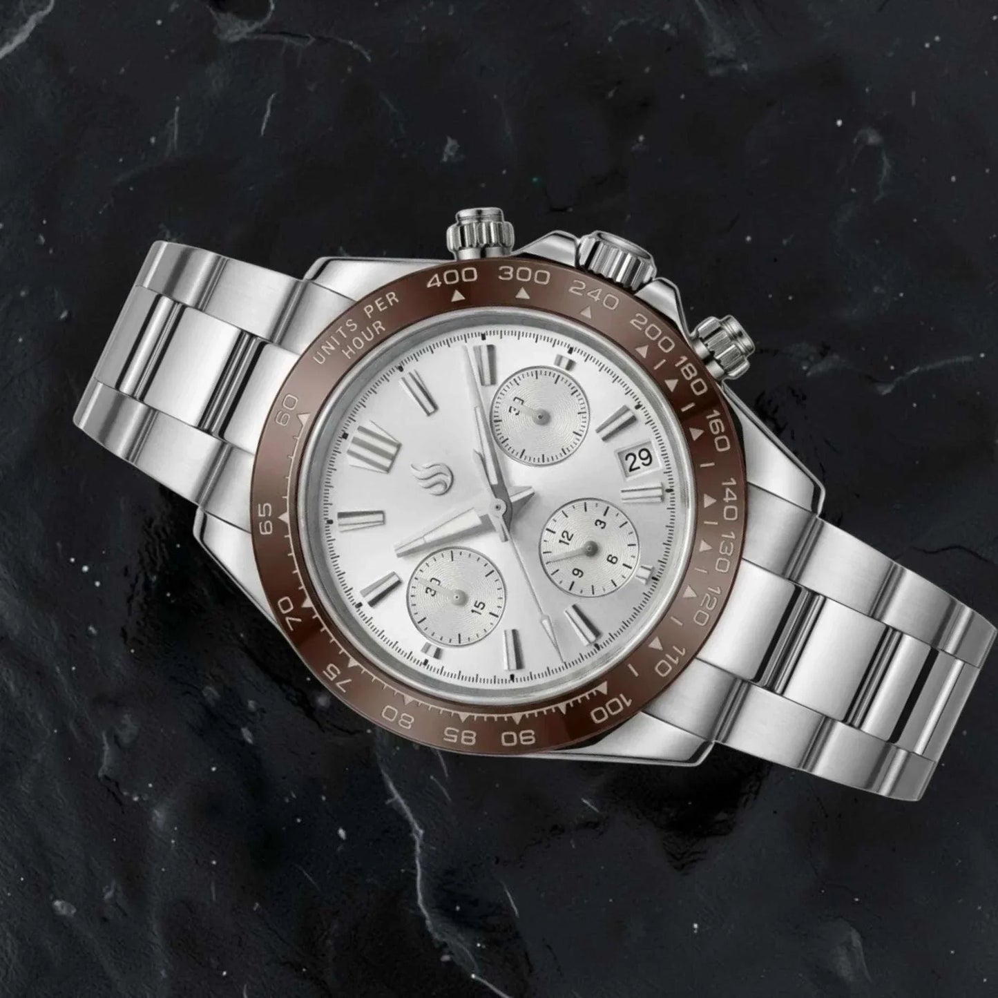 Seiko Mod Watch Grand Daytona Fusion - Combining a Grand Seiko Style Dial and a Daytona Style Case by Modtime Creations