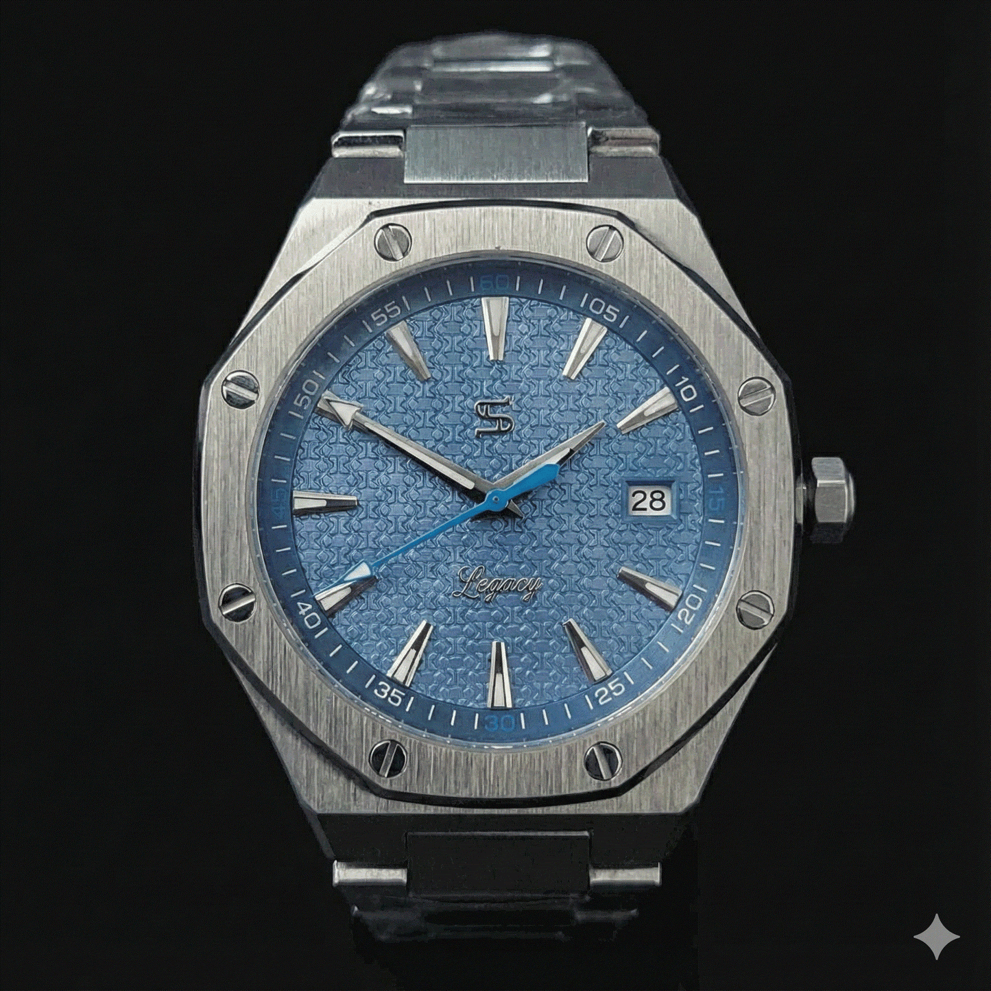 AquaOak Fusion Mod Series - Blue Dial - Modtime