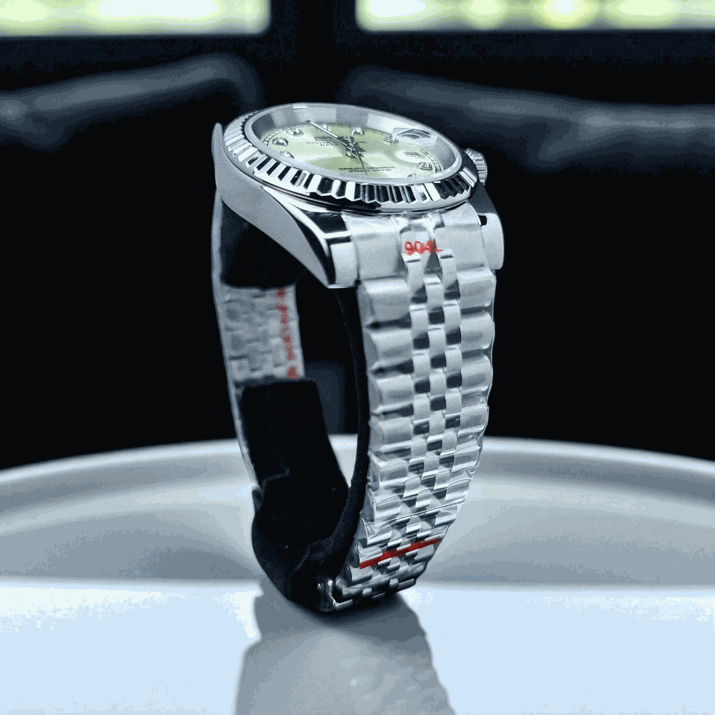 S Mod Date Window DJ Champagne Gem Dial - Modtime - MODTIME