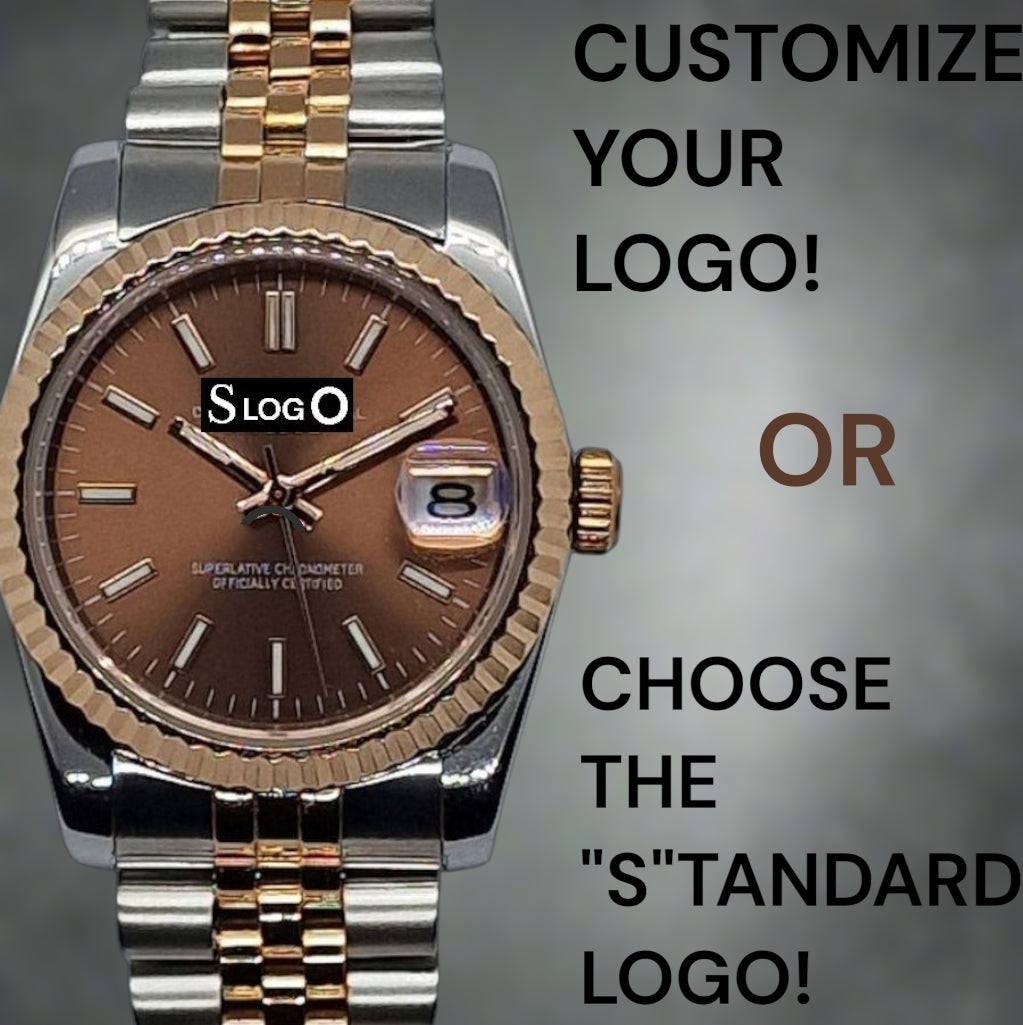 Seiko Mod DateJust aka SeikoJust Two-Tone Chocolate Dial - Modtime