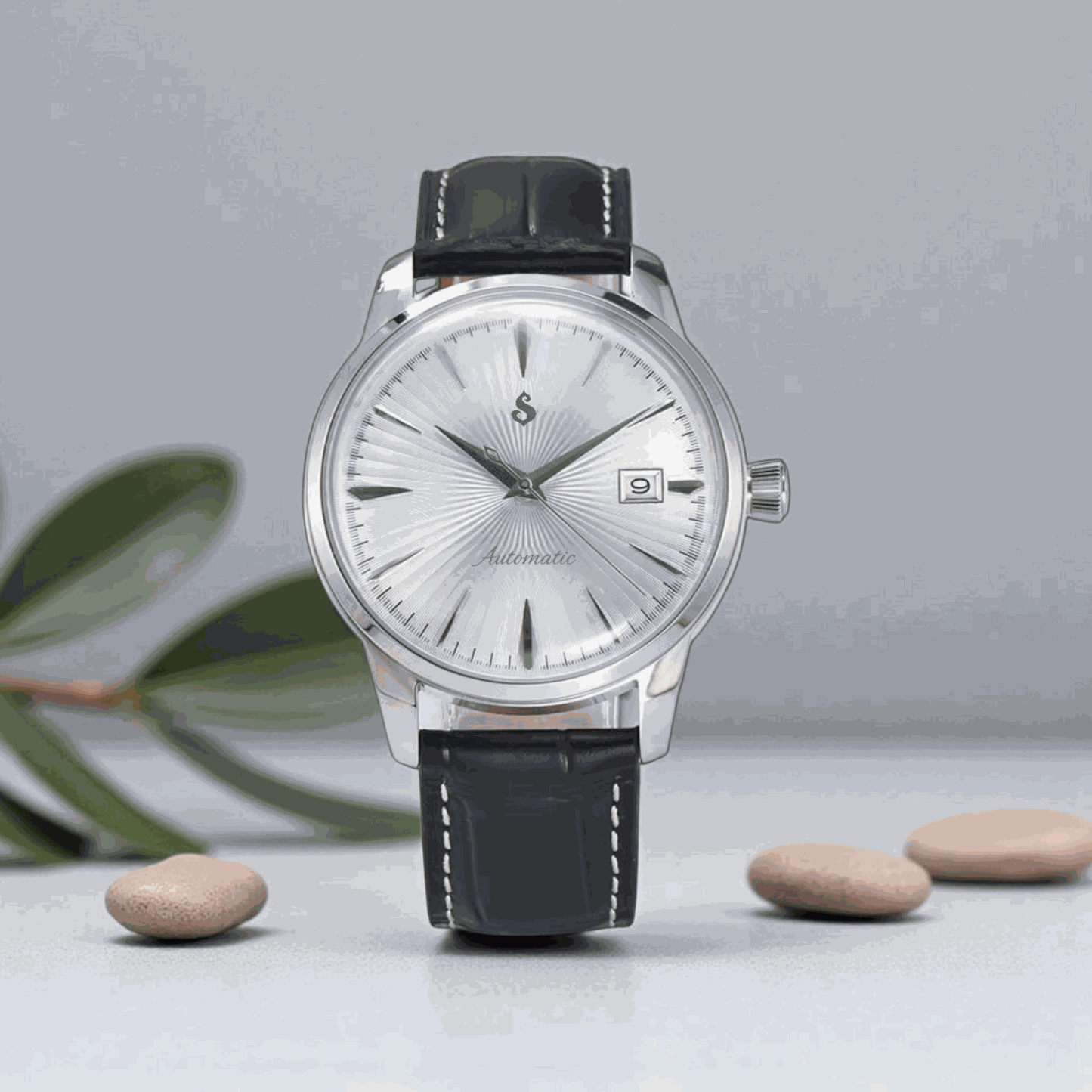 S Mod Prestige Pilot Automatic Homage - White Dial - Timeless - MODTIME