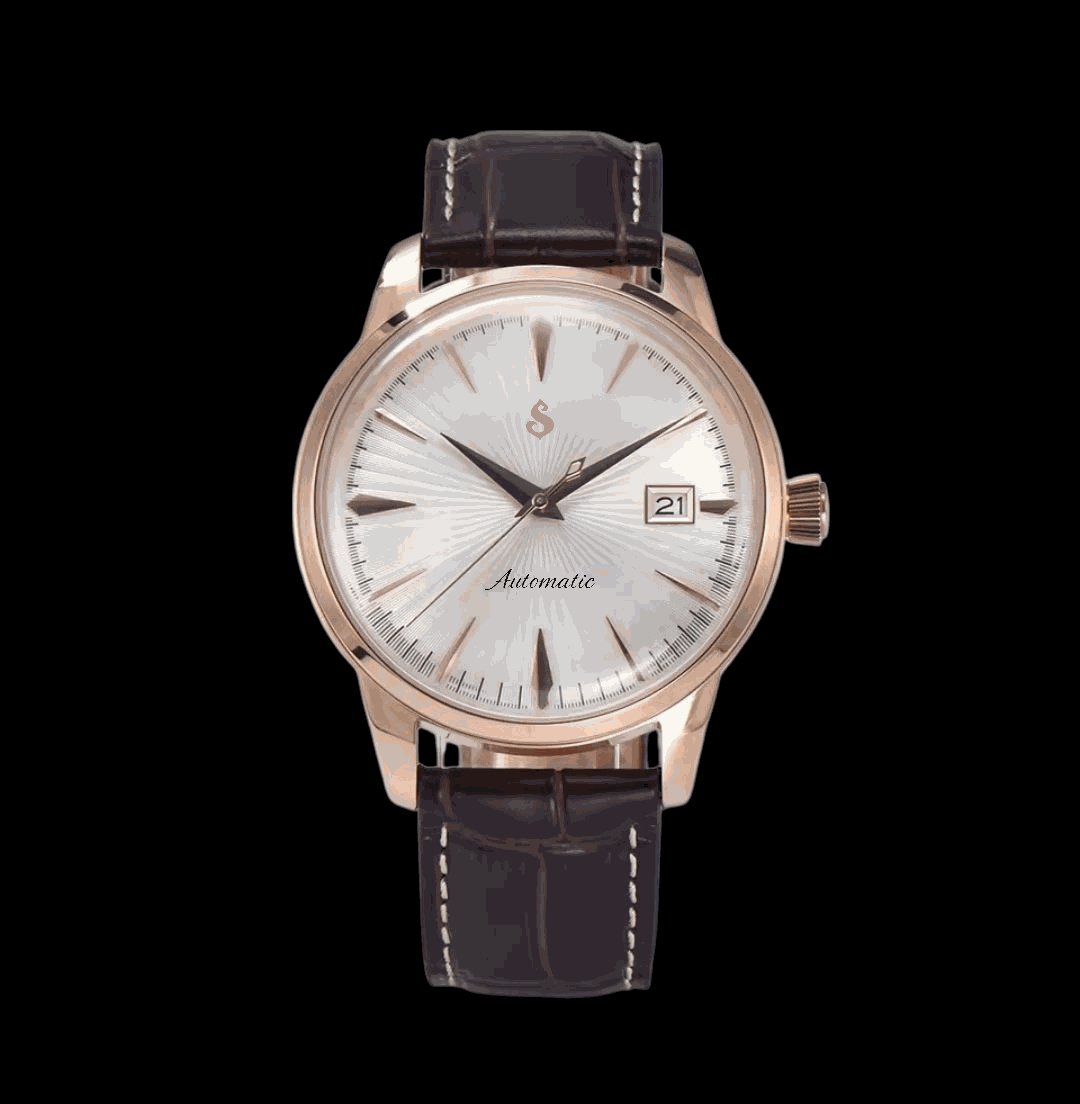 S Mod Prestige Pilot Automatic Homage - White Dial - Timeless - MODTIME