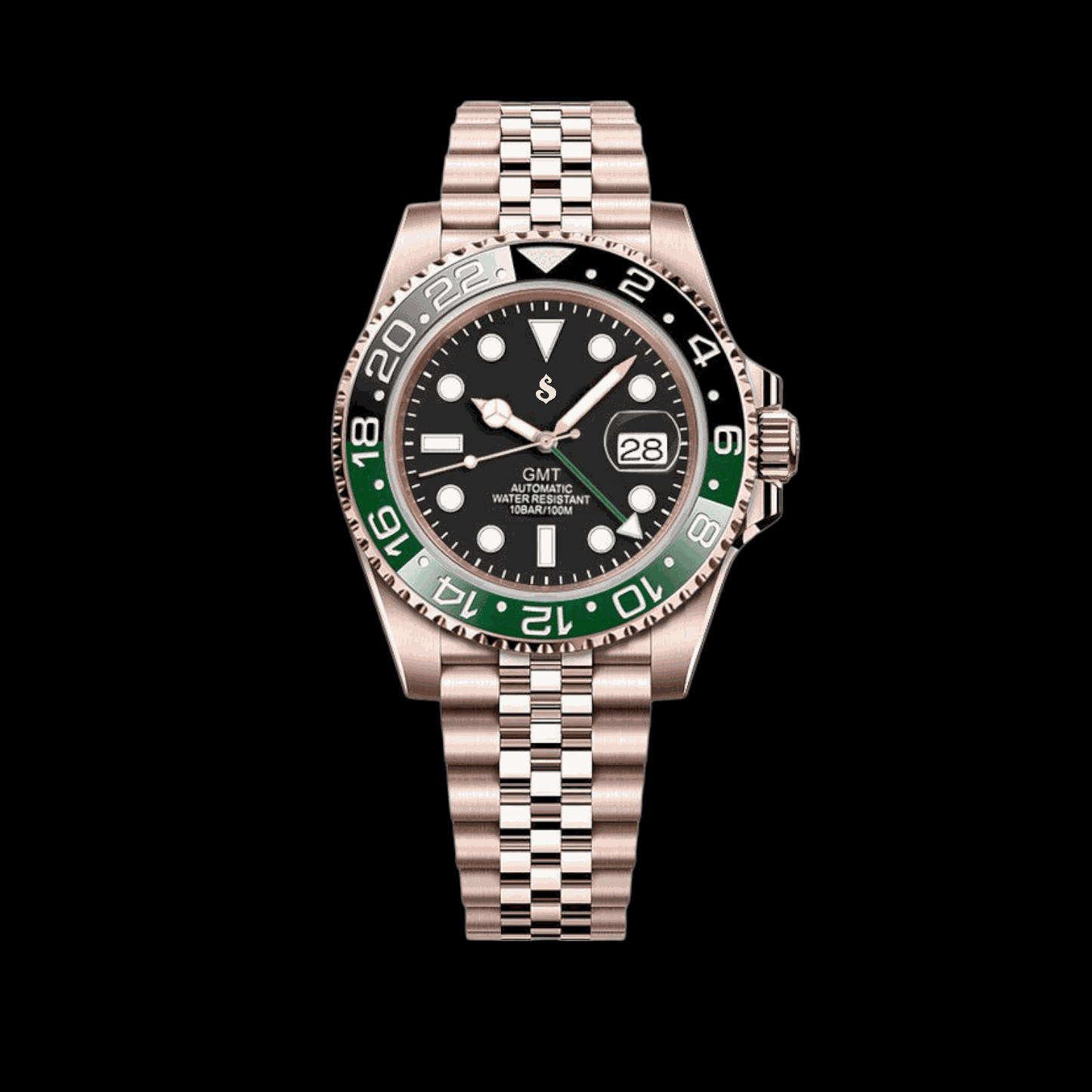 S Mod Rose Gold GMT " Sprite " Series - Modtime - MODTIME
