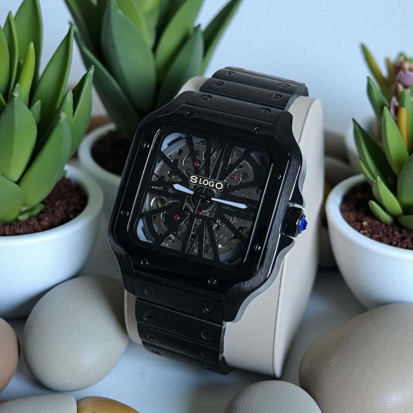 Seiko Mod Santos Skeleton Luxury Series - Modtime