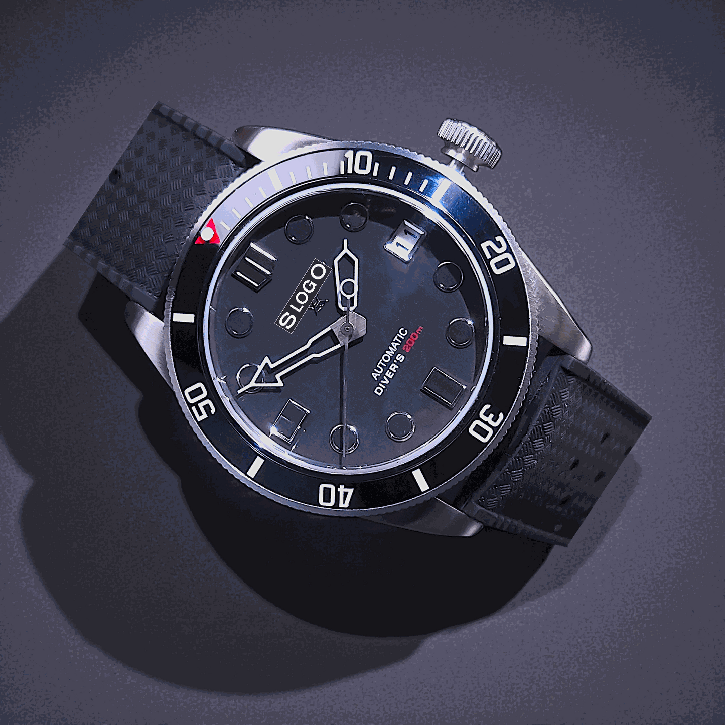 SeikMariner Black Diver Vintage Mod - Modtime - MODTIME