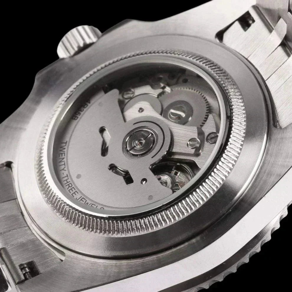 Back glass of a seiko mod