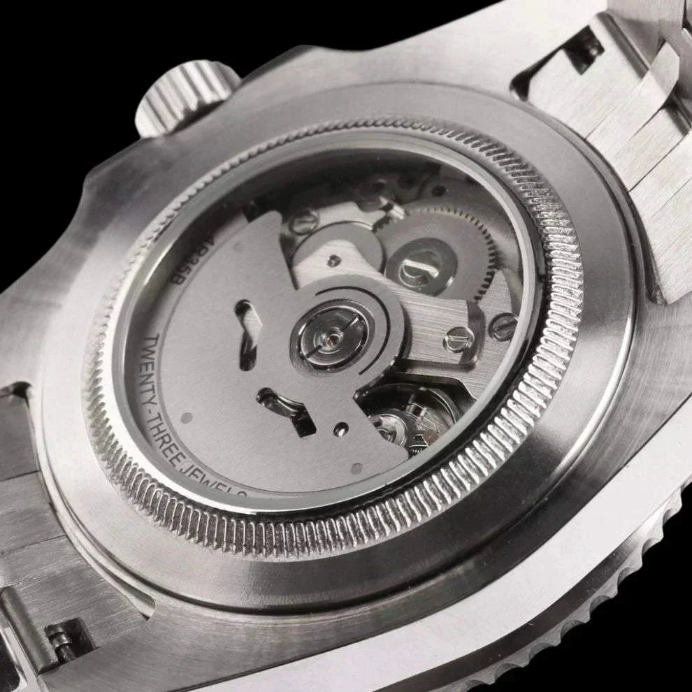Back glass of a seiko mod