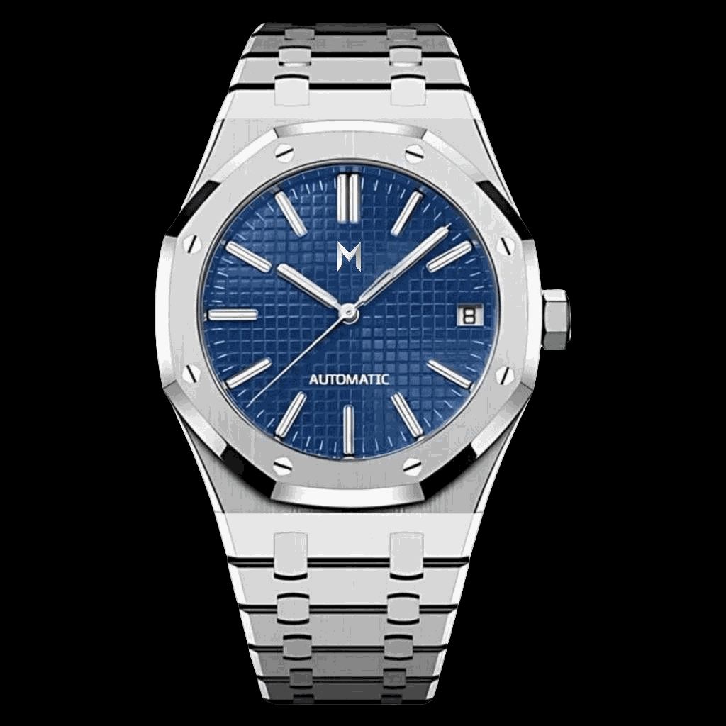 Seiko Mod Royal Oak aka SeikOak Series - Blue Dial - MODTIME Creations