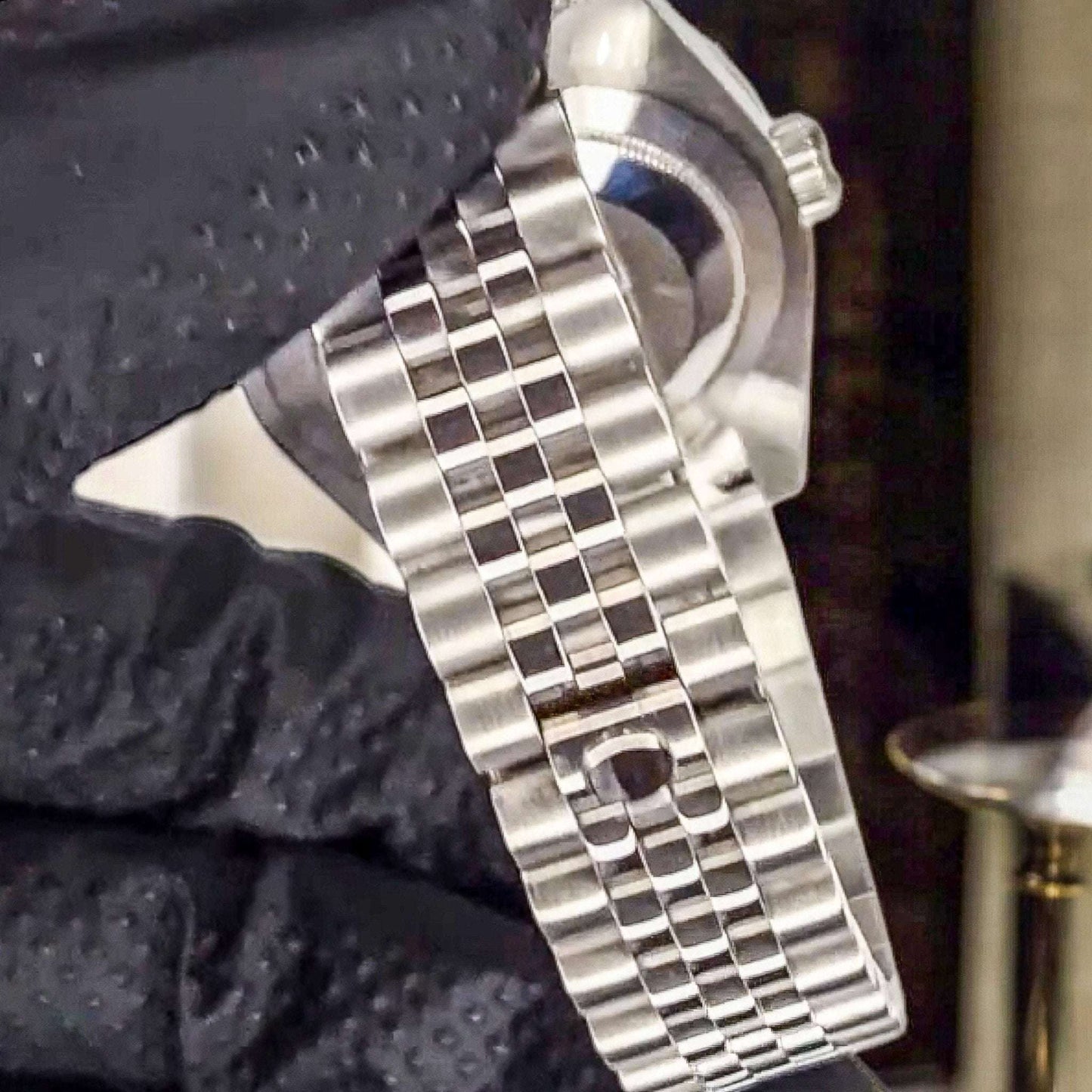 Seiko Mod DateJust Silver Bracelet- Modtime Creations