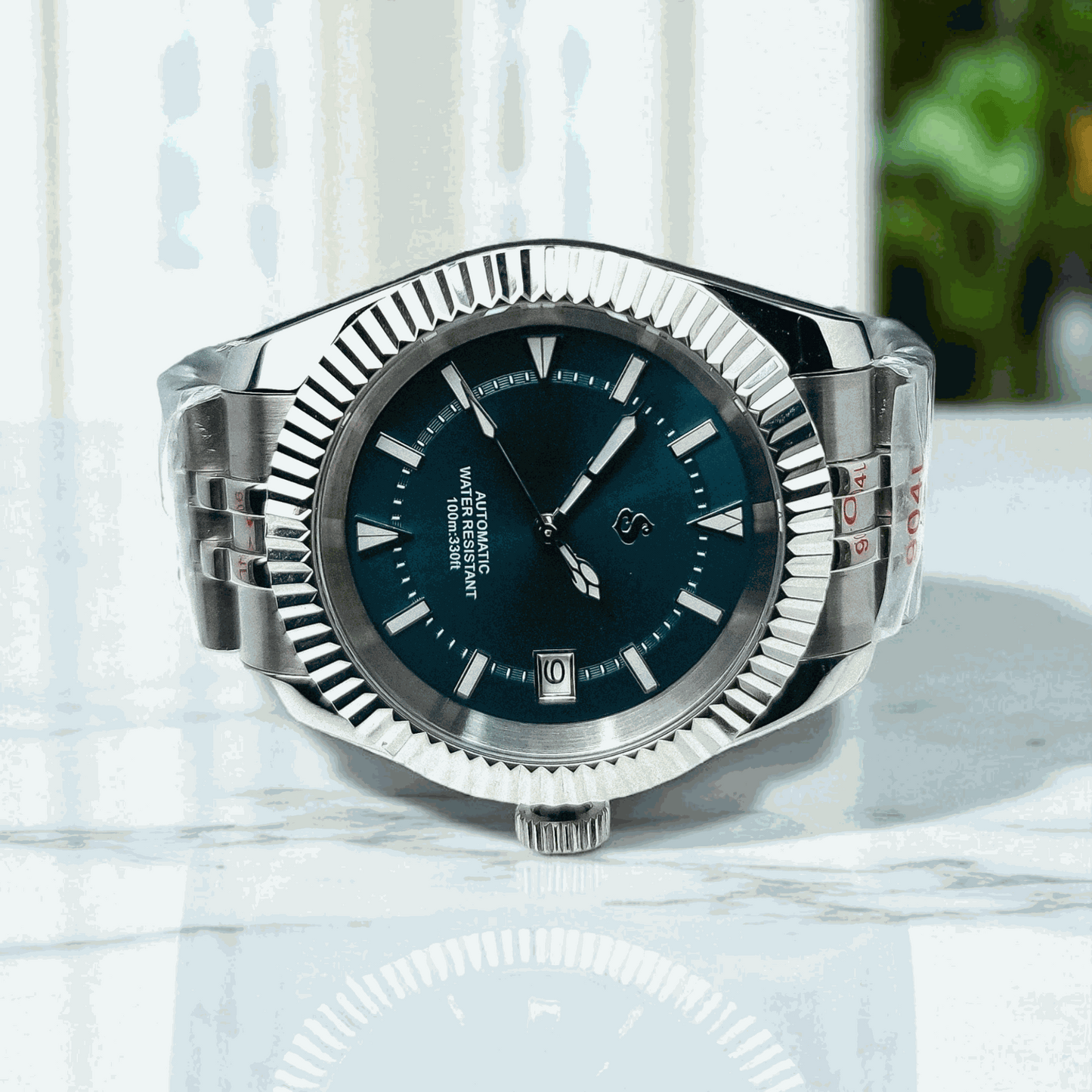 Seiko Mod watches Datejust aka SeikoJust Vintage Green Dial - Timeless - MODTIME Creations