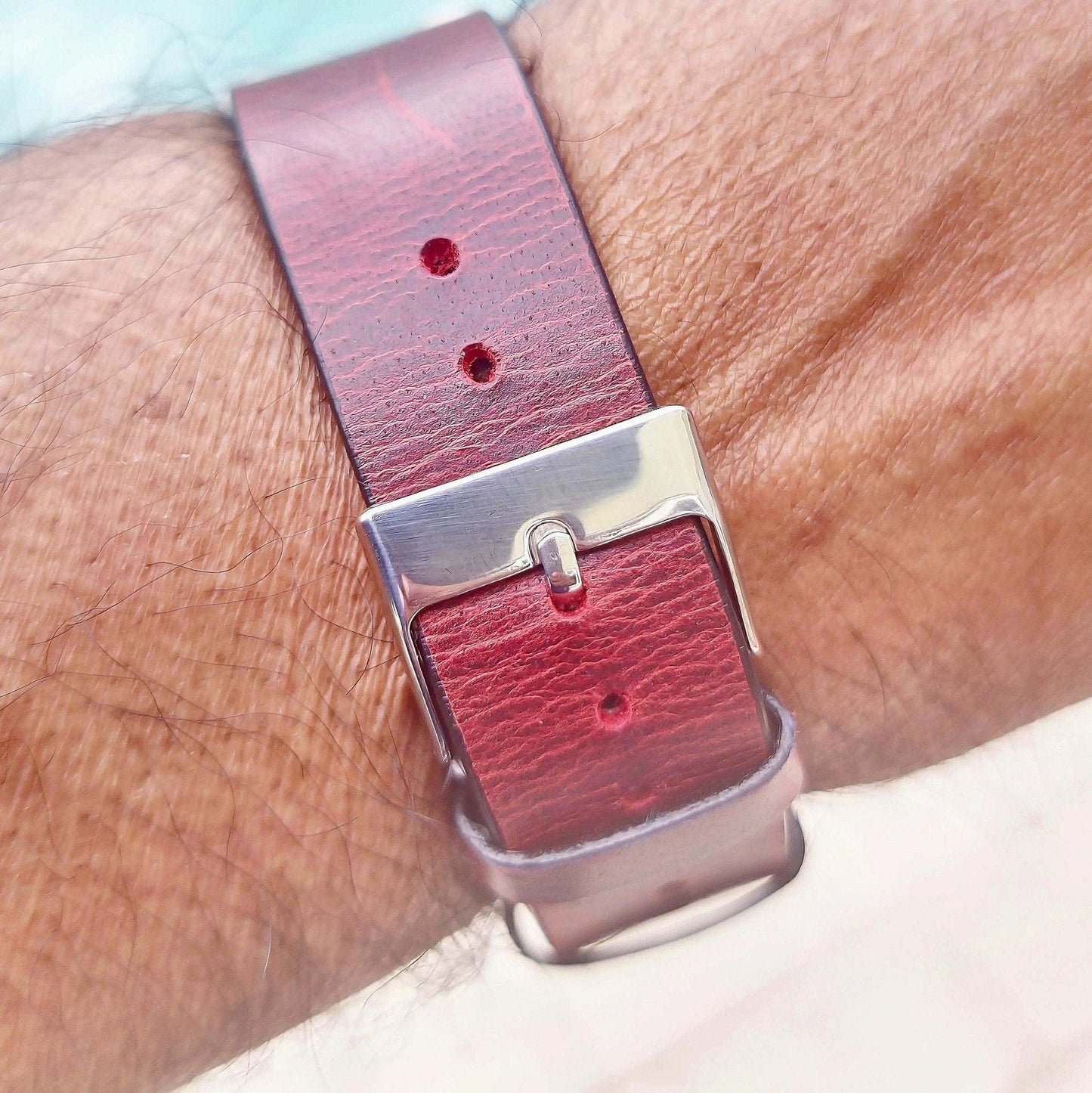 Seiko Mod Signature Automatic Pilot watch with brown dial and platinum case