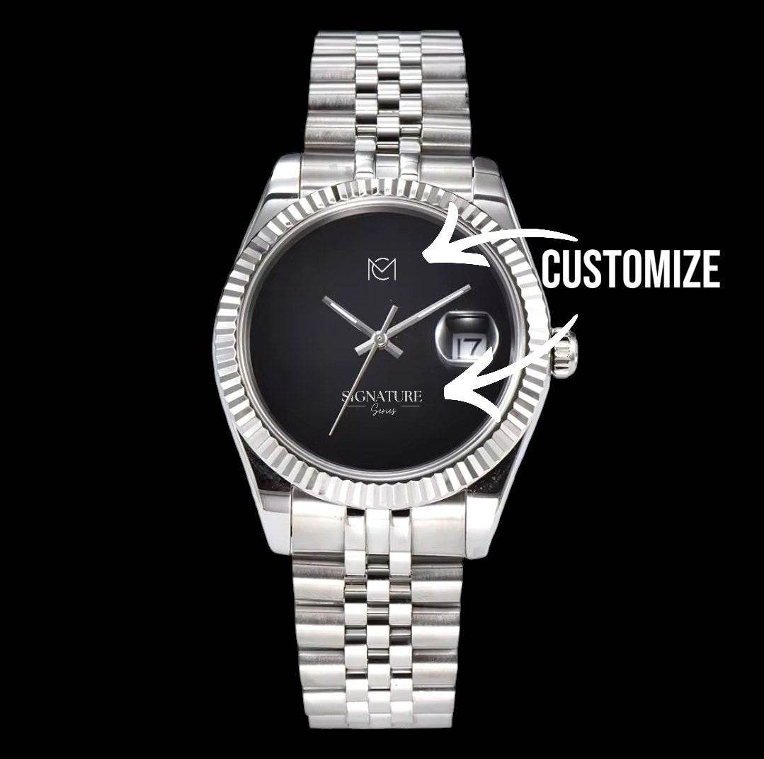 Seiko Mod dateJust aka SeikoJust Custom Sterile Dial - Modtime Creations