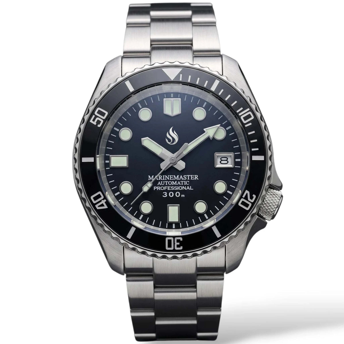 SeikMariner SKX 42 MM Black Dial Diver Mod Watch Series - Modtime Creations