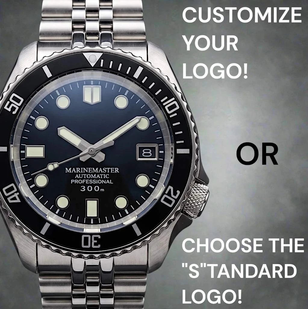 SeikMariner SKX 42 MM Black Dial Diver Mod Watch Series - Modtime Creations