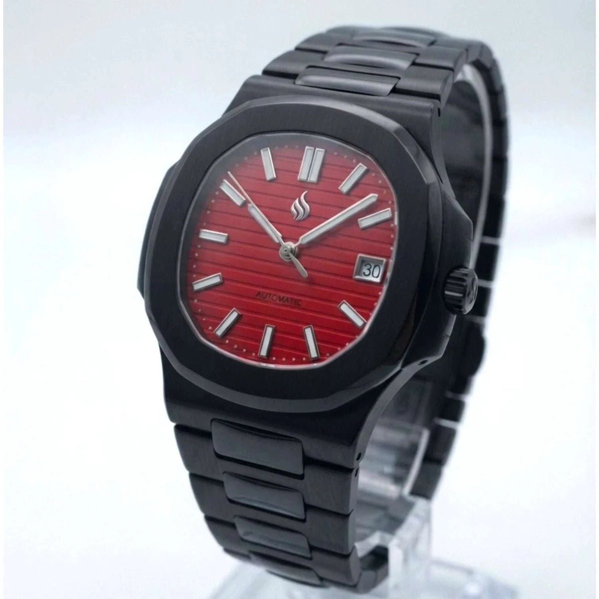 Seiko Mod Nautilus Series Stainless Steel watch with NH35 automatic movement and sapphire crystal by Modtime Creations