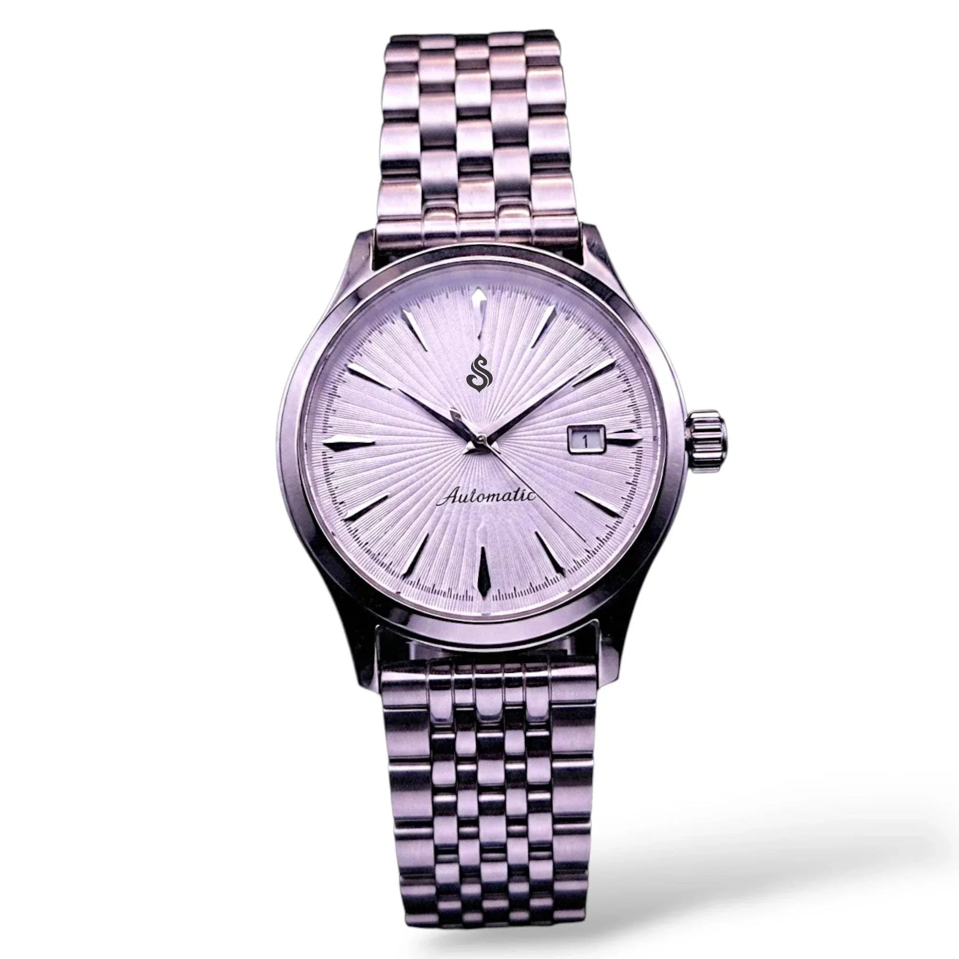 Modded Seiko Watches Grand Seiko Presage Pilot Mod White Dial: Modtime Creations