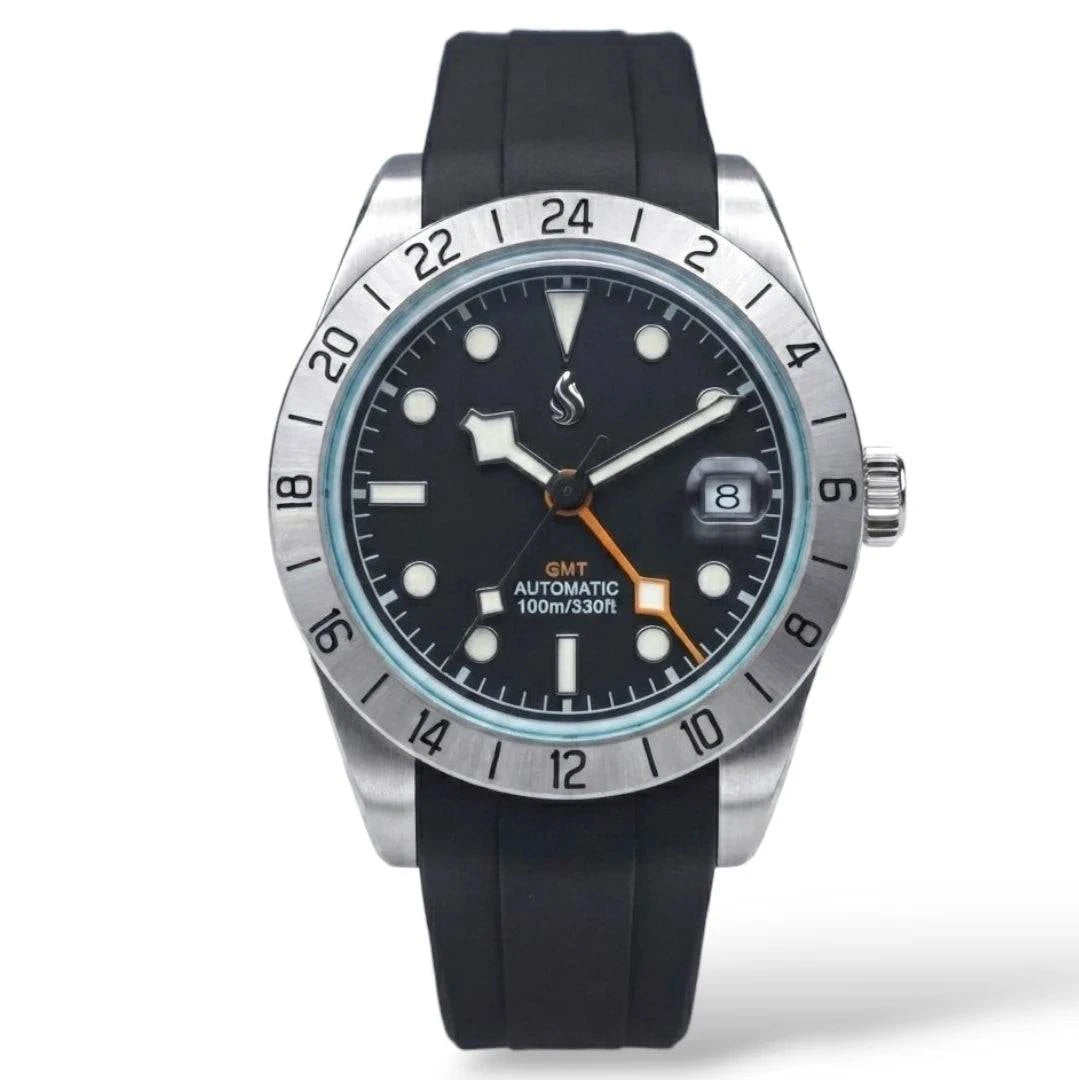 Seiko Mod Watch Tudor Black Bay white dial Stainless Steel Watches by Modtime Creations 