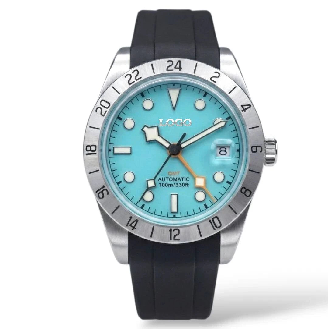 Seiko Mod Watch Tudor Black Bay White Dial Stainless Steel Watches by Modtime Creations 