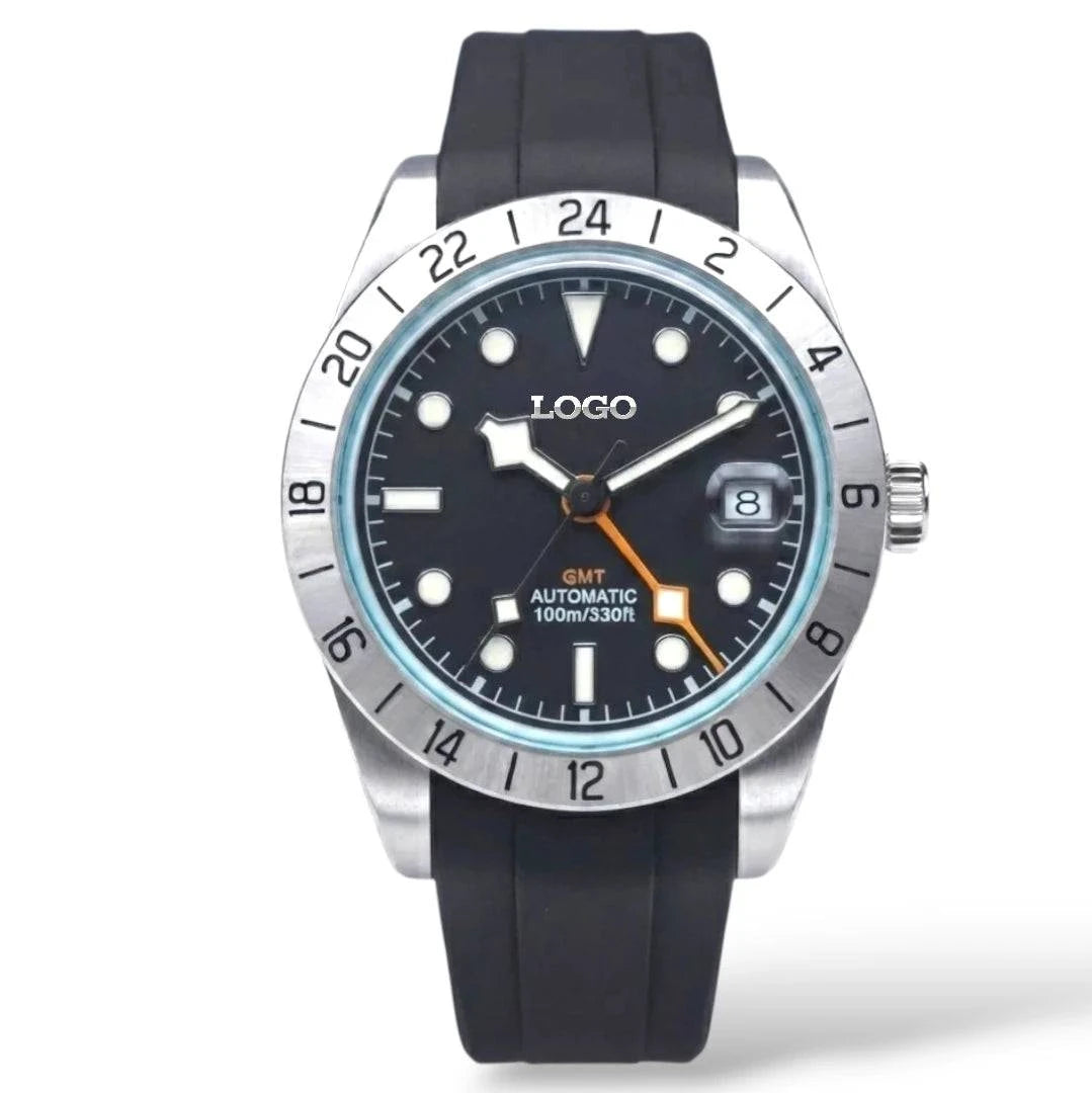 Seiko Mod Watch Tudor Black Bay White Dial Stainless Steel Watches by Modtime Creations 