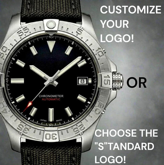 Seiko Mod Avenger 42 mm Black Dial Diver Mod watch at Modtime Creations 