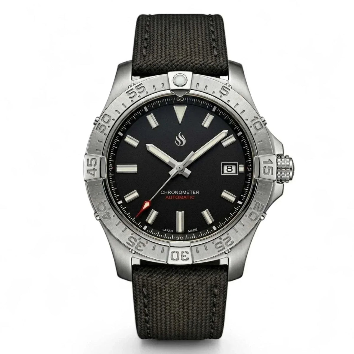 Seiko Mod Avenger 42 mm Black Dial Diver Mod watch at Modtime Creations 