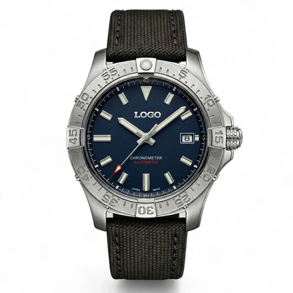 Seiko Mod Avenger 42 mm Black Dial Diver Mod watch at Modtime Creations 