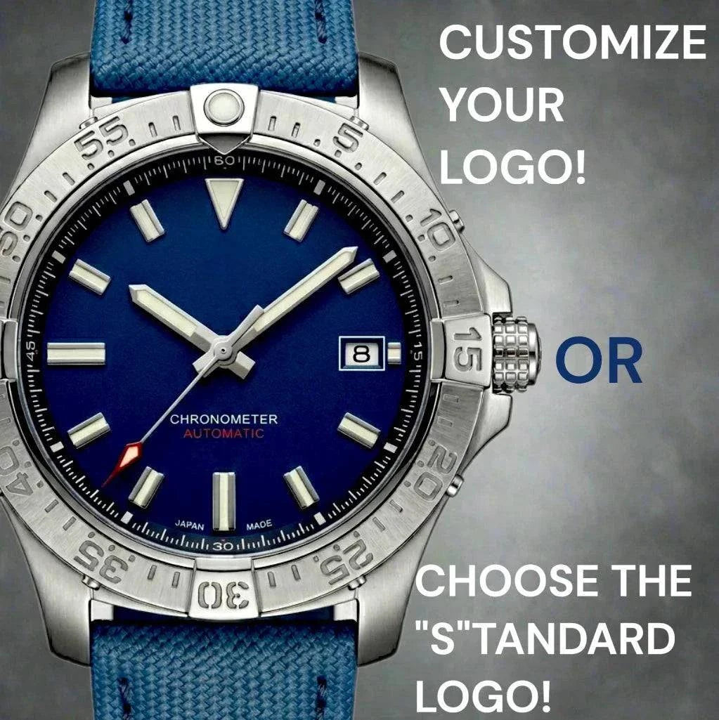 Seiko Mod Avenger 42 mm Blue Dial Diver Mod watch at Modtime Creations 