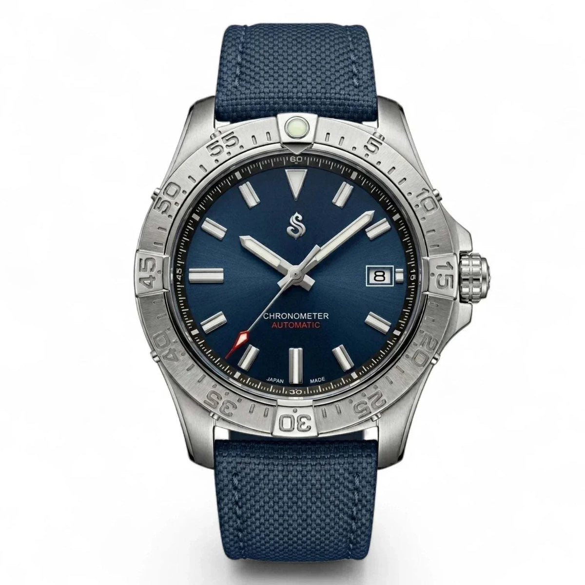 Seiko Mod Avenger 42 mm Blue Dial Diver Mod watch at Modtime Creations 